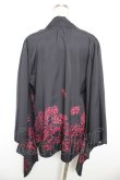 画像2: axes femme / 彼岸花羽織  黒 Y-26-01-18-033-AX-TO-SZ-ZY (2)