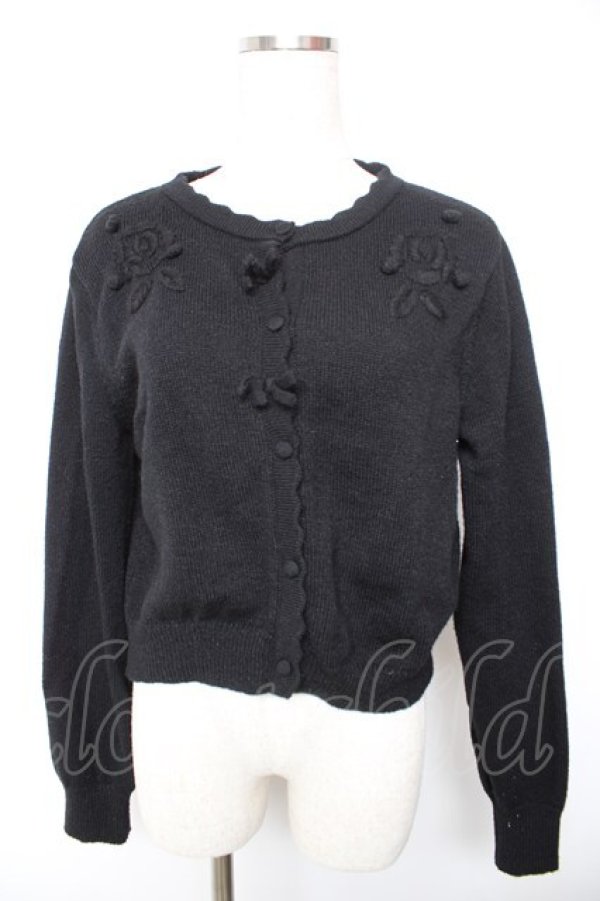 画像1: m petit by misako / バラシシュウニット M 中黒 Y-26-01-18-035-LO-TO-SZ-ZY (1)