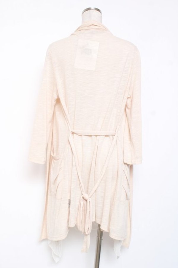 画像2: Rozen Kavalier / 羽根プリントロングカーディガン  ベージュ Y-26-01-20-026-OO-TO-SZ-ZY (2)