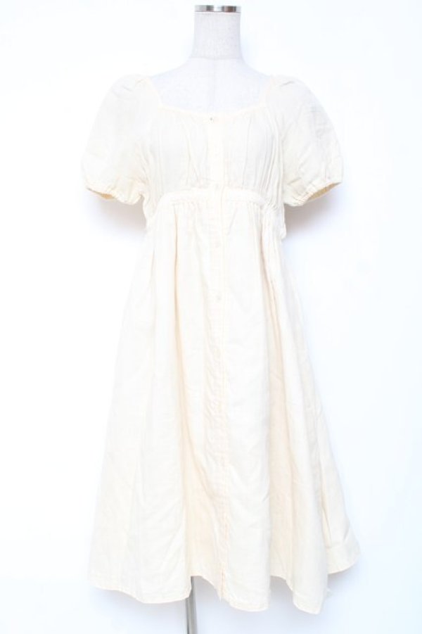 画像1: PEACE NOW / スクエアワンピース M 生成 Y-26-01-20-027-PU-OP-SZ-ZY (1)