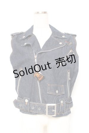 画像: SUPER LOVERS / デニムベスト  デニム Y-26-01-20-034-PU-TO-SZ-ZI