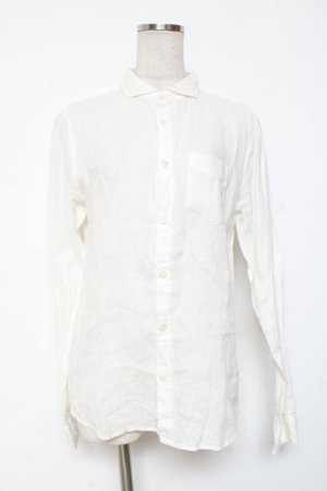 画像: GOSTAR DE FUGA / リネンシャツ 44 白 Y-26-01-20-035-PU-TO-SZ-ZI
