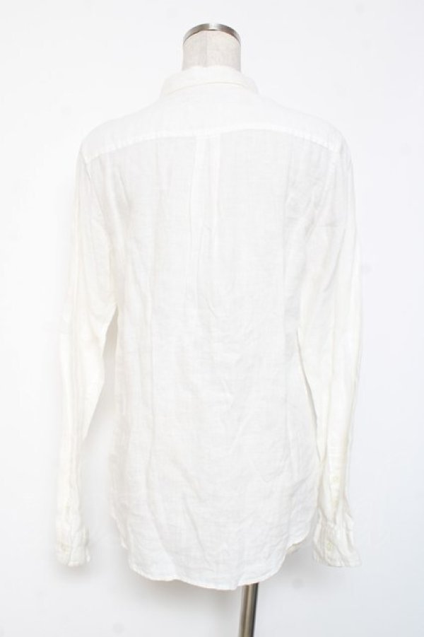 画像2: GOSTAR DE FUGA / リネンシャツ 44 白 Y-26-01-20-035-PU-TO-SZ-ZY (2)