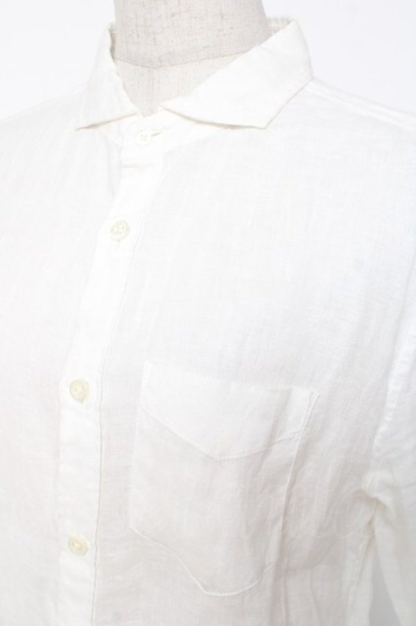 画像4: GOSTAR DE FUGA / リネンシャツ 44 白 Y-26-01-20-035-PU-TO-SZ-ZY (4)