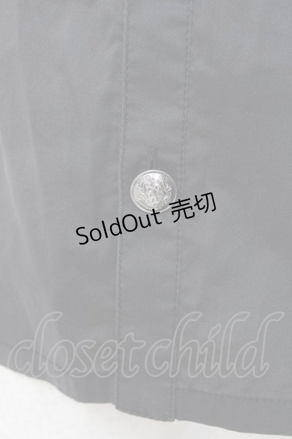 画像5: ALGONQUINS / つけ襟付きフリルブラウス M 黒 Y-26-01-20-037-AL-BL-SZ-ZI (5)