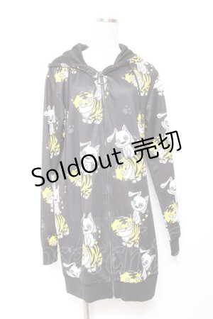 画像: NieR Clothing / 転写パーカー  黒 Y-26-01-20-040-PU-TO-SZ-ZI