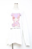 画像1: NieR Clothing / ちゃむちゃむスウェット 2XL 白 Y-26-01-20-041-PU-BL-AS-ZY (1)