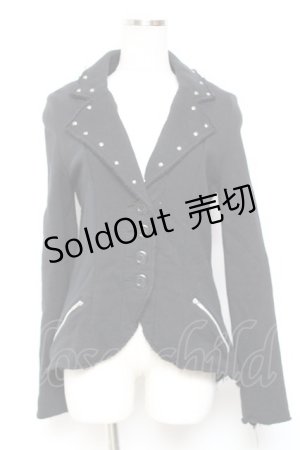 画像: BPN / 切りっぱなし燕尾ジャケット M 黒 Y-26-01-20-043-GO-JA-SZ-ZI