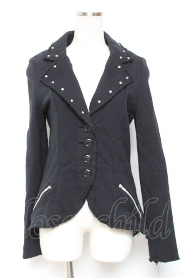 画像1: BPN / 切りっぱなし燕尾ジャケット M 黒 Y-26-01-20-043-GO-JA-SZ-ZY (1)