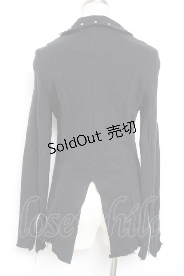 画像2: BPN / 切りっぱなし燕尾ジャケット M 黒 Y-26-01-20-043-GO-JA-SZ-ZI (2)