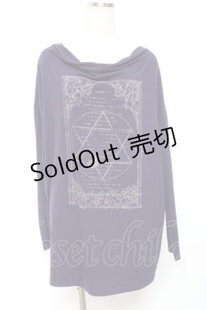 画像: Deorart / 六芒星プリントカットソー  パープル Y-26-01-20-044-PU-TO-SZ-ZI
