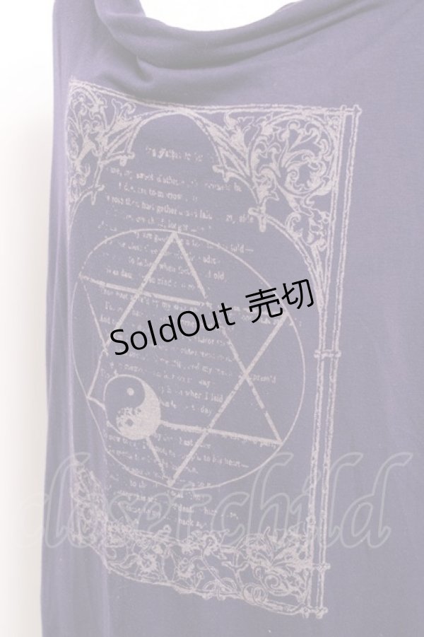 画像3: Deorart / 六芒星プリントカットソー  パープル Y-26-01-20-044-PU-TO-SZ-ZI (3)