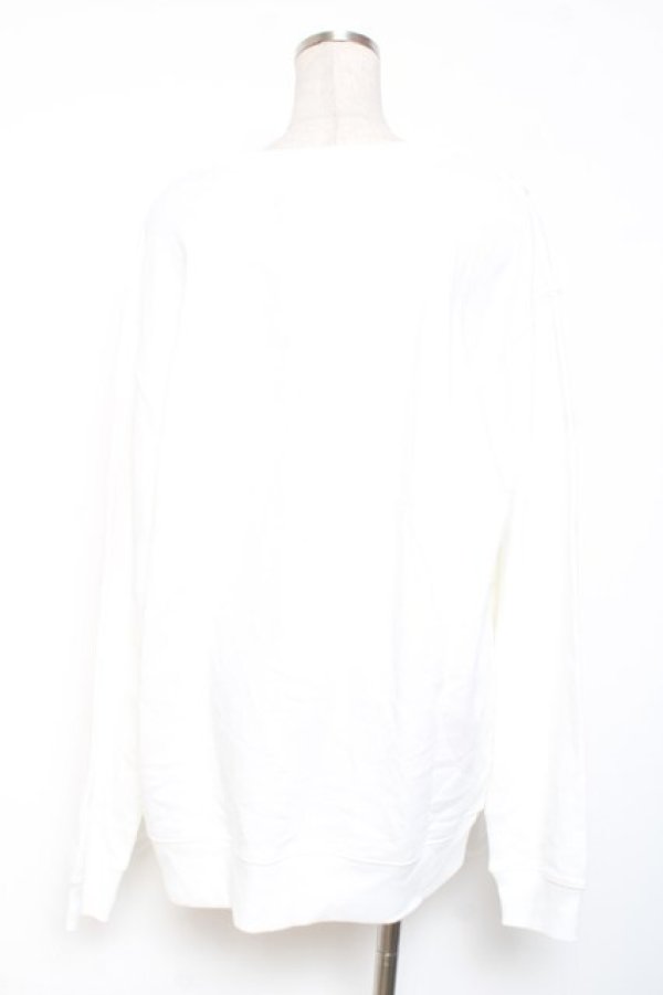 画像2: NieR Clothing / ちゃむちゃむスウェット 2XL 白 Y-26-01-20-050-PU-BL-AS-ZY (2)