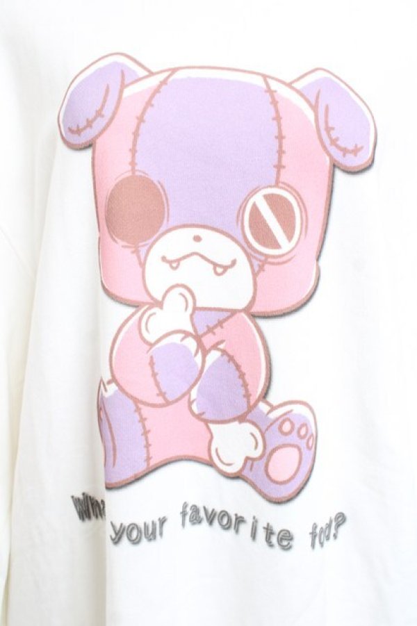 画像3: NieR Clothing / ちゃむちゃむスウェット 2XL 白 Y-26-01-20-050-PU-BL-AS-ZY (3)