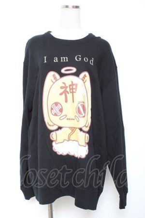 画像: NieR Clothing / 神様Nierちゃんスウェット 2XL 黒 Y-26-01-20-052-PU-TO-AS-ZI