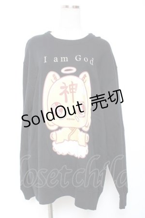 画像: NieR Clothing / 神様Nierちゃんスウェット 2XL 黒 Y-26-01-20-052-PU-TO-AS-ZI