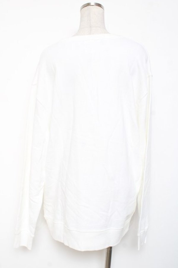 画像2: NieR Clothing / プリントスウェット  白 Y-26-01-20-053-PU-TO-AS-ZY (2)