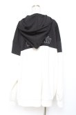 画像2: LISTEN FLAVOR / ヘヴンリージャージパーカー  黒×白 Y-26-01-20-054-PU-TO-SZ-ZY (2)