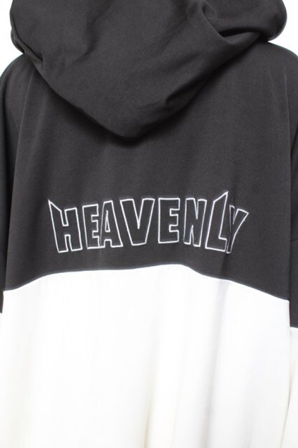 画像3: LISTEN FLAVOR / ヘヴンリージャージパーカー  黒×白 Y-26-01-20-054-PU-TO-SZ-ZY (3)