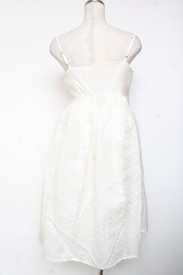 画像2: Candy Stripper / VOLUME CAMISOLE DRESS 2 ホワイト Y-26-01-20-059-PU-OP-SZ-ZY (2)