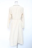 画像2: F i.n.t / クレリックストライプシャツワンピース/ポムポムプリン F ベージュ Y-26-01-20-070-CA-OP-SZ-ZY (2)