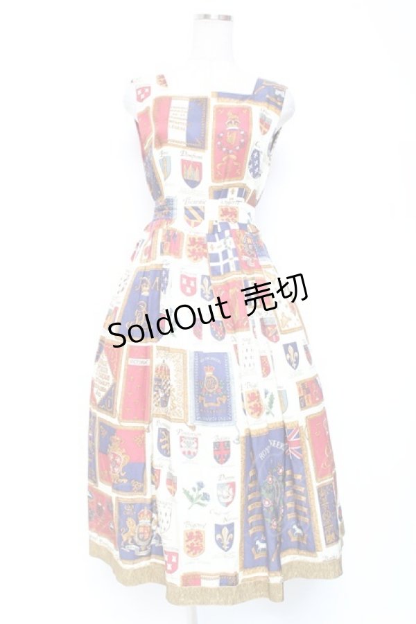 画像1: Jane Marple / Our courageスクエアドレス M アイボリー Y-26-01-20-073-JM-OP-SZ-ZY (1)