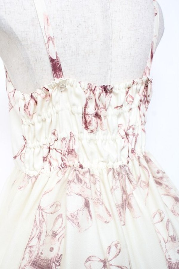 画像4: Emily Temple cute / トゥシューズBUNNYチュールワンピース  ブラウン Y-26-01-20-076-ET-OP-AS-ZY (4)