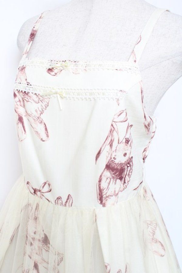 画像5: Emily Temple cute / トゥシューズBUNNYチュールワンピース  ブラウン Y-26-01-20-076-ET-OP-AS-ZY (5)