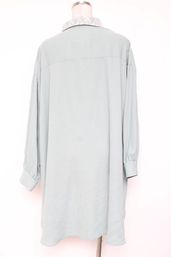 画像3: axes femme / フィッシュテールチュニック F ミント Y-26-01-20-087-AX-BL-SZ-ZS (3)