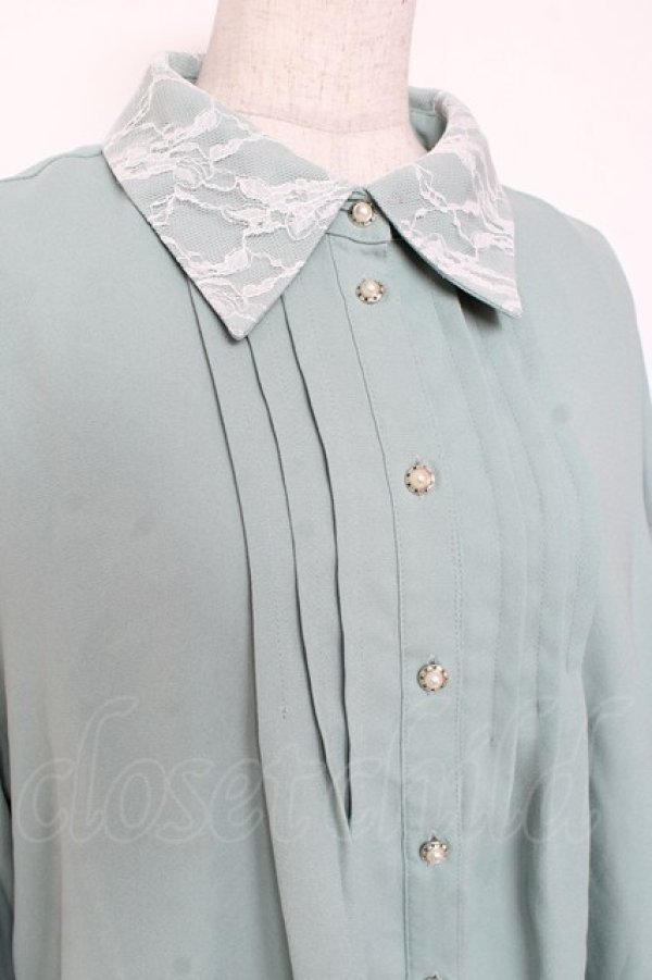 画像4: axes femme / フィッシュテールチュニック F ミント Y-26-01-20-087-AX-BL-SZ-ZS (4)