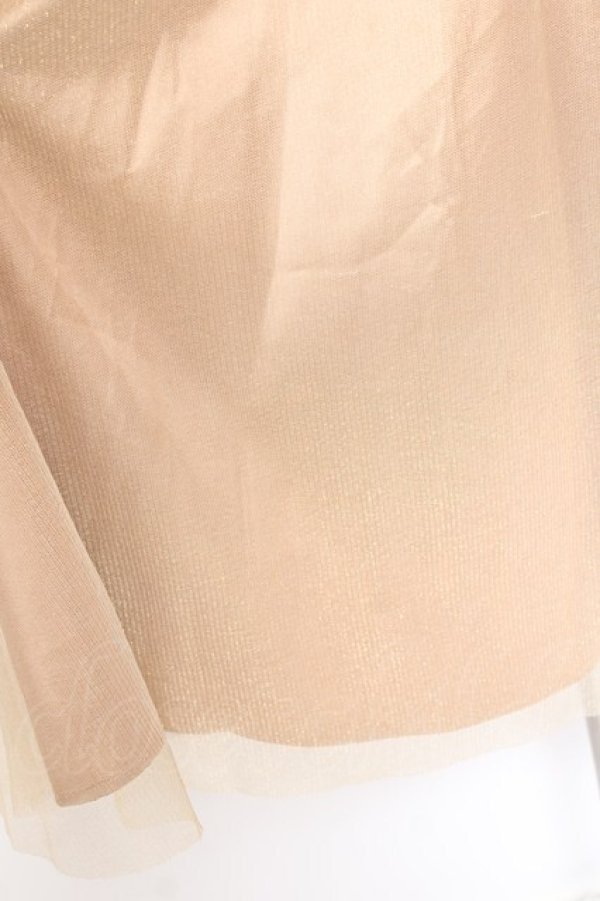 画像4: Maison de FLEUR Petite Robe canone / エリカが躍るキャミワンピース  ベージュ Y-26-01-20-091-EL-OP-SZ-ZS (4)