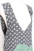 画像4: Franche Lippee / ピクニック柄ワンピース M 黒 Y-26-01-20-093-LO-OP-SZ-ZI (4)