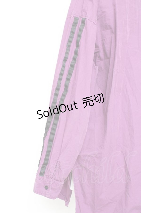 画像3: REFLEM / ネクタイ付き袖ラインシャツ F パープル Y-26-01-20-101-PU-BL-SZ-ZI (3)