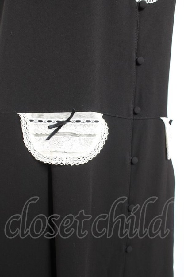 画像4: SERAPHIM / モチーフレースのジャンパースカート  黒 Y-26-01-20-105-LO-OP-SZ-ZI (4)