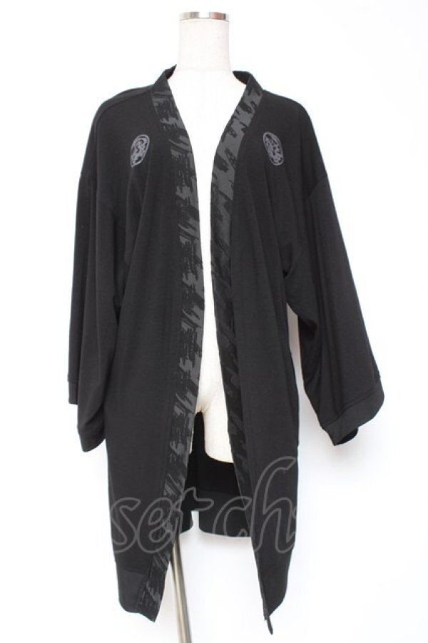 画像1: 気楡茶閃洸(Qutie Frash) / 法被カーデ  黒 Y-26-01-20-108-QU-TO-SZ-ZI (1)