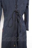 画像3: Ozz oneste / ストライプナポレオンシャツワンピース  紺 Y-26-01-20-112-OO-OP-SZ-ZS (3)