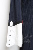 画像4: Ozz oneste / ストライプナポレオンシャツワンピース  紺 Y-26-01-20-112-OO-OP-SZ-ZS (4)