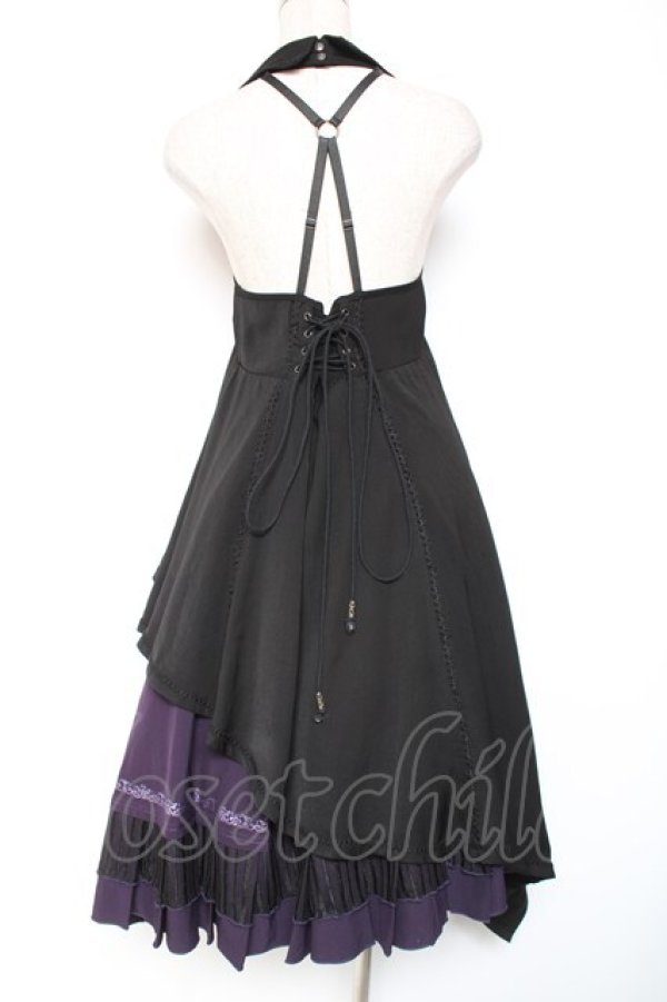 画像3: Ozz oneste / Circus Rose斜めワンピース  黒 Y-26-01-20-118-OO-OP-SZ-ZS (3)