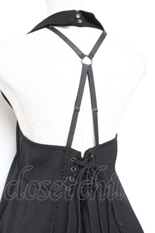 画像4: Ozz oneste / Circus Rose斜めワンピース  黒 Y-26-01-20-118-OO-OP-SZ-ZS (4)