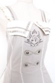 画像5: Ozz oneste / 薔薇刺繍サイドプリーツジャンパースカート  グレー Y-26-01-20-119-OO-OP-SZ-ZS (5)