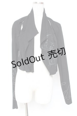 画像: Ozz Croce / 2WAYボレロ  黒 Y-26-01-20-121-OO-TO-SZ-ZS