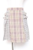 画像1: Candy Stripper /CHECK BELTED PLEATSスカート 1 ベージュ Y-26-01-20-128-PU-SK-SZ-ZY (1)
