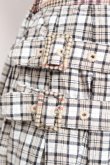 画像4: Candy Stripper /CHECK BELTED PLEATSスカート 1 ベージュ Y-26-01-20-128-PU-SK-SZ-ZY (4)