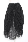 画像3: MARBLE / バッスルレース付きスカラップレースロングスカート  黒 Y-26-01-20-131-GO-SK-SZ-ZI (3)