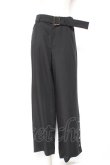 画像1: Moi-meme-Moitie / パイピングワイドパンツ 9号 ブラック Y-26-01-20-132-MO-PA-SZ-ZI (1)