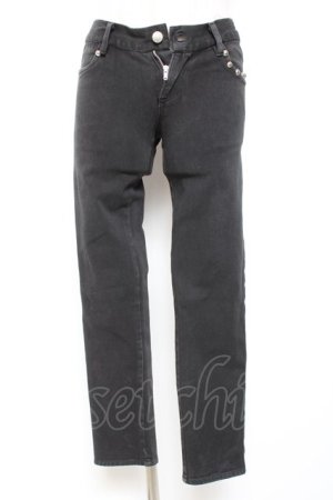 画像: SEX POT ReVeNGe / スタッズデニムパンツ M 黒 Y-26-01-20-134-SP-PA-SZ-ZI