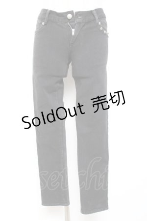 画像: SEX POT ReVeNGe / スタッズデニムパンツ M 黒 Y-26-01-20-134-SP-PA-SZ-ZI