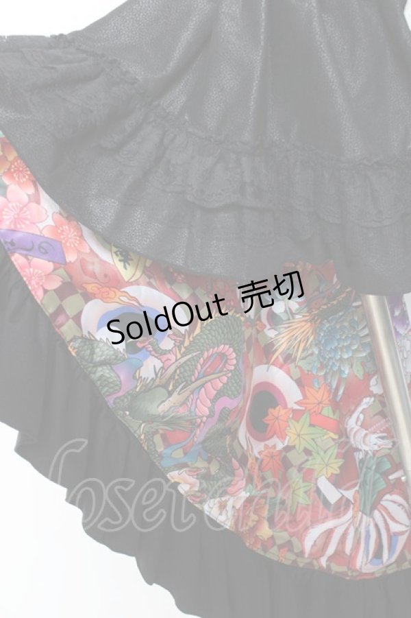 画像6: Qutie Frash / コルセットスカート  黒×赤 Y-26-01-20-139-QU-SK-SZ-ZI (6)