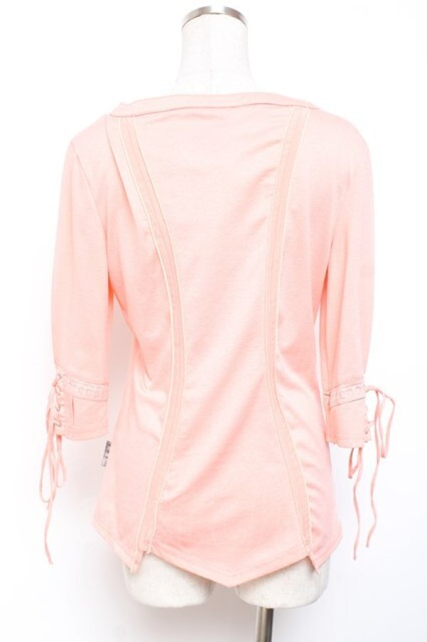 画像2: OZZ ANGELO / プリントトップス  ピンク Y-26-01-20-016-OO-TO-SZ-ZY (2)