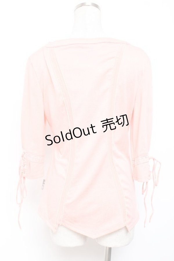 画像2: OZZ ANGELO / プリントトップス  ピンク Y-26-01-20-016-OO-TO-SZ-ZS (2)